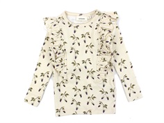 Lil Atelier turtledove berry top ruffles